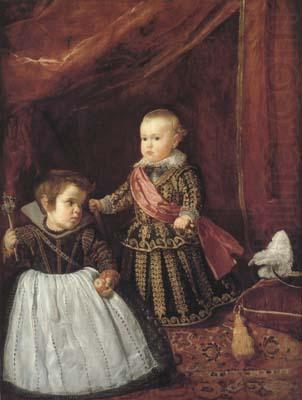 Diego Velazquez Le Prince Baltasar Carlos avec son nain (df02) china oil painting image